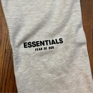 Fear Of God Essentials SS22 Light Oatmeal Cuffed Sweatpants